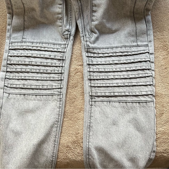 Cotton-On Gray Faded Wash Slim Denim Slouch Jogger Pants Women's Size 28 - Picture 6 of 12